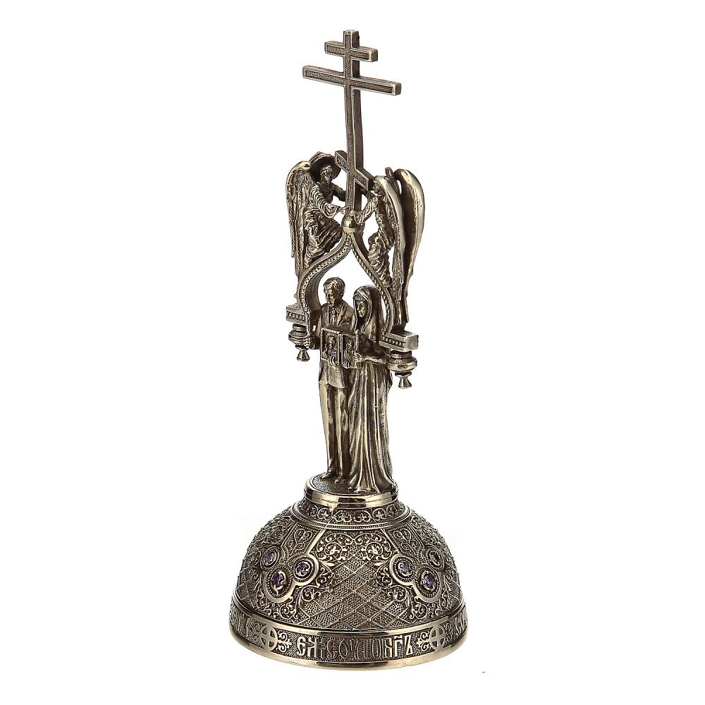 Бронзовый колокольчик «Венчальный» - интернет магазин Русь Велика я фото 1