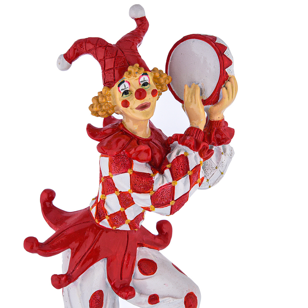 Статуэтка «Клоун с бубном» - интернет магазин Русь Велика я фото 1
