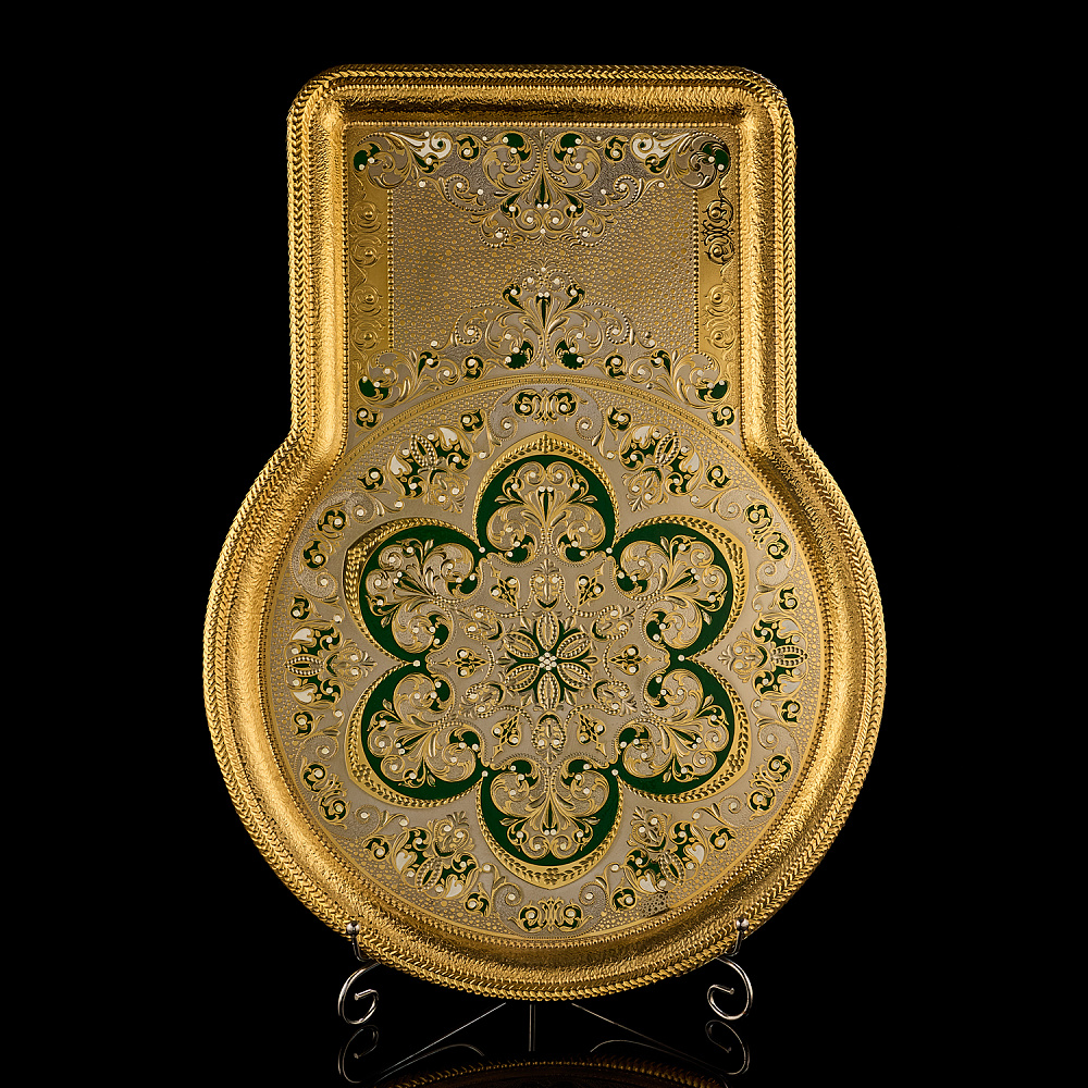 Самовар электрический 3 л с сервизом «Малахит». Златоуст - интернет магазин Русь Велика я фото 11