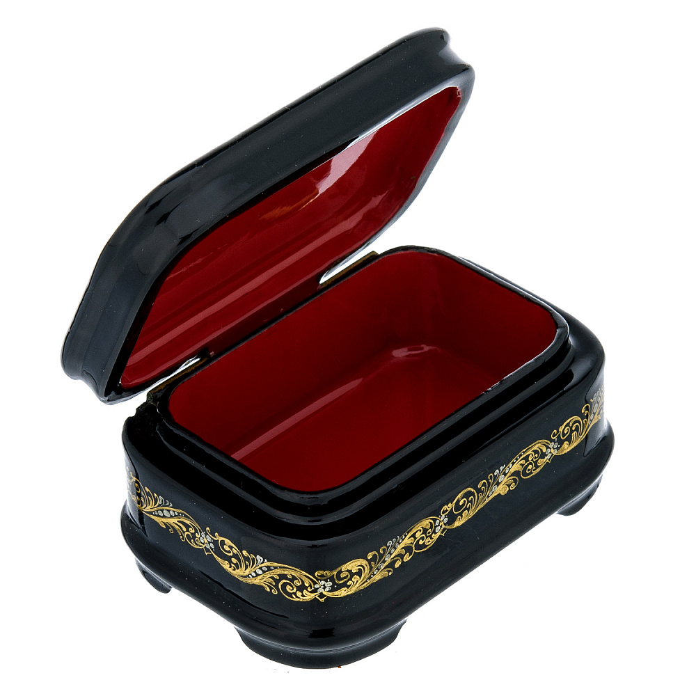 Шкатулка с художественной росписью «Зеркальце» - интернет магазин Русь Велика я фото 3