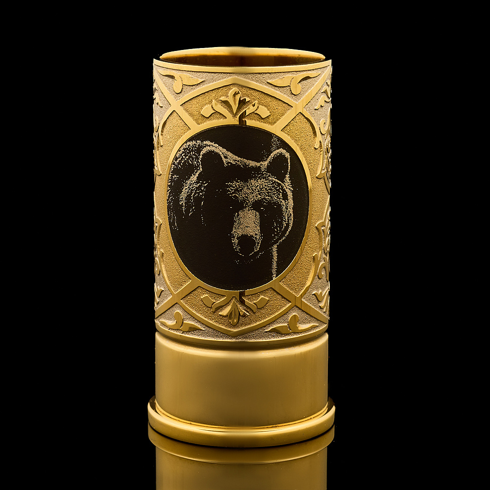 Набор стопок-гильз «Медведь». Златоуст - интернет магазин Русь Велика я фото 2