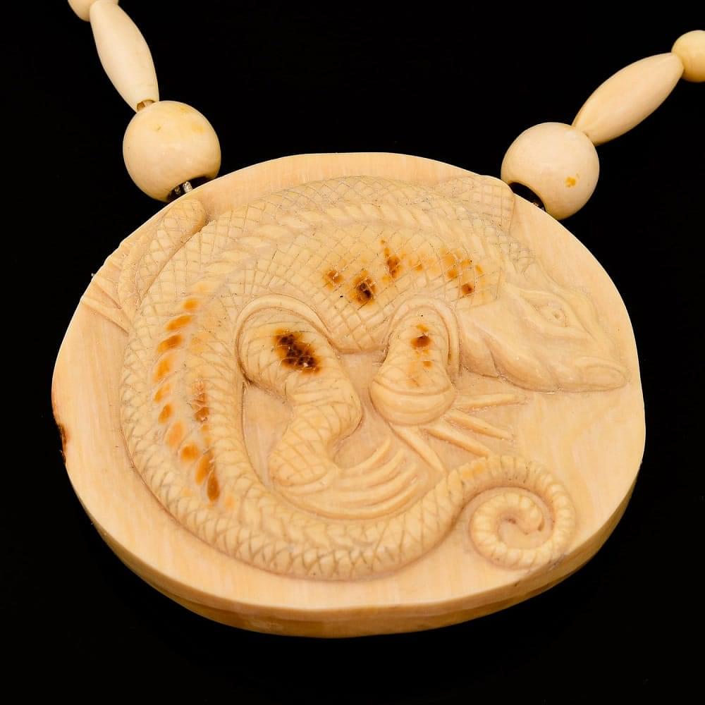 Колье из бивня мамонта «Саламандра» - интернет магазин Русь Велика я 