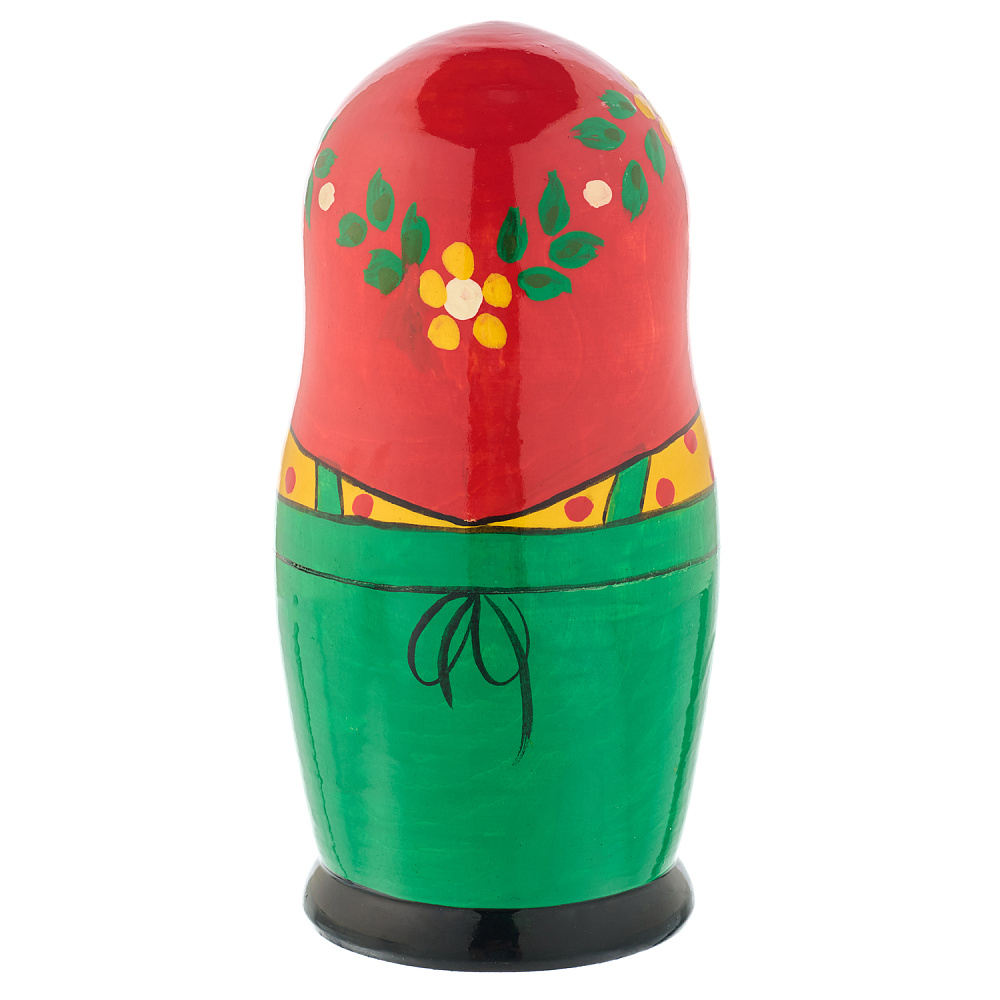 Матрешка «Традиционная с куклой» 5 мест - интернет магазин Русь Велика я фото 2