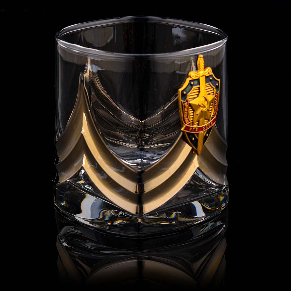 Стакан для виски «КГБ» - интернет магазин Русь Велика я фото 1