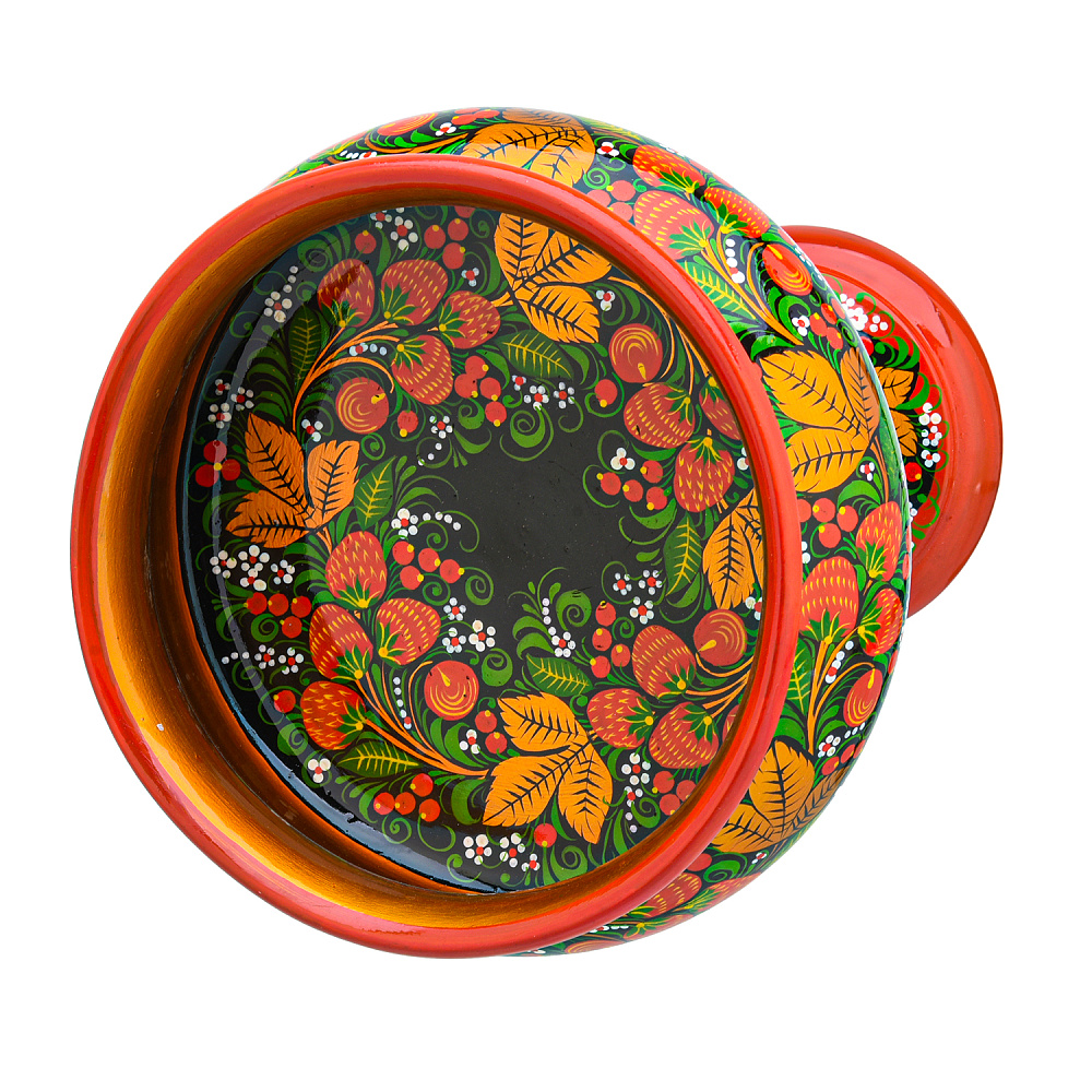 Фруктовница «Клубника». Хохлома - интернет магазин Русь Велика я фото 2