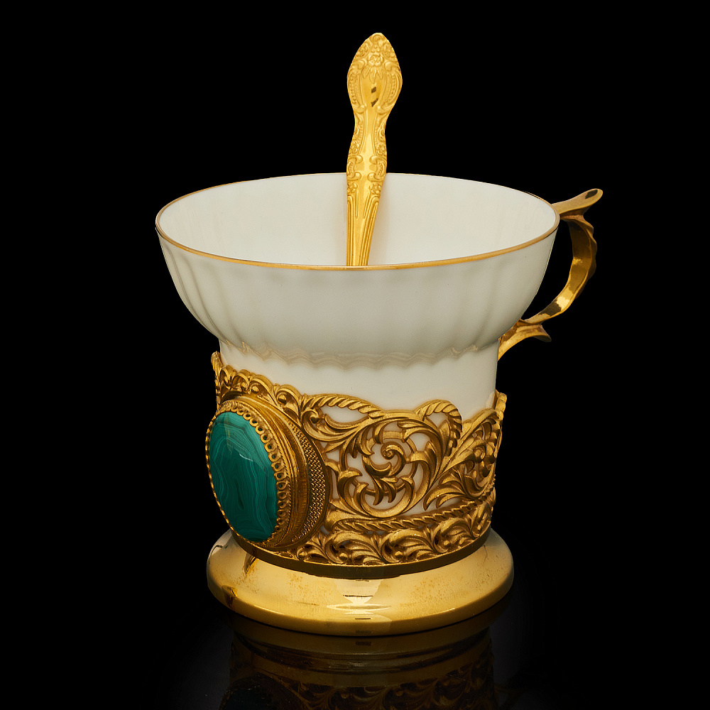 Кофейная пара «Малахит». Златоуст - интернет магазин Русь Велика я фото 1