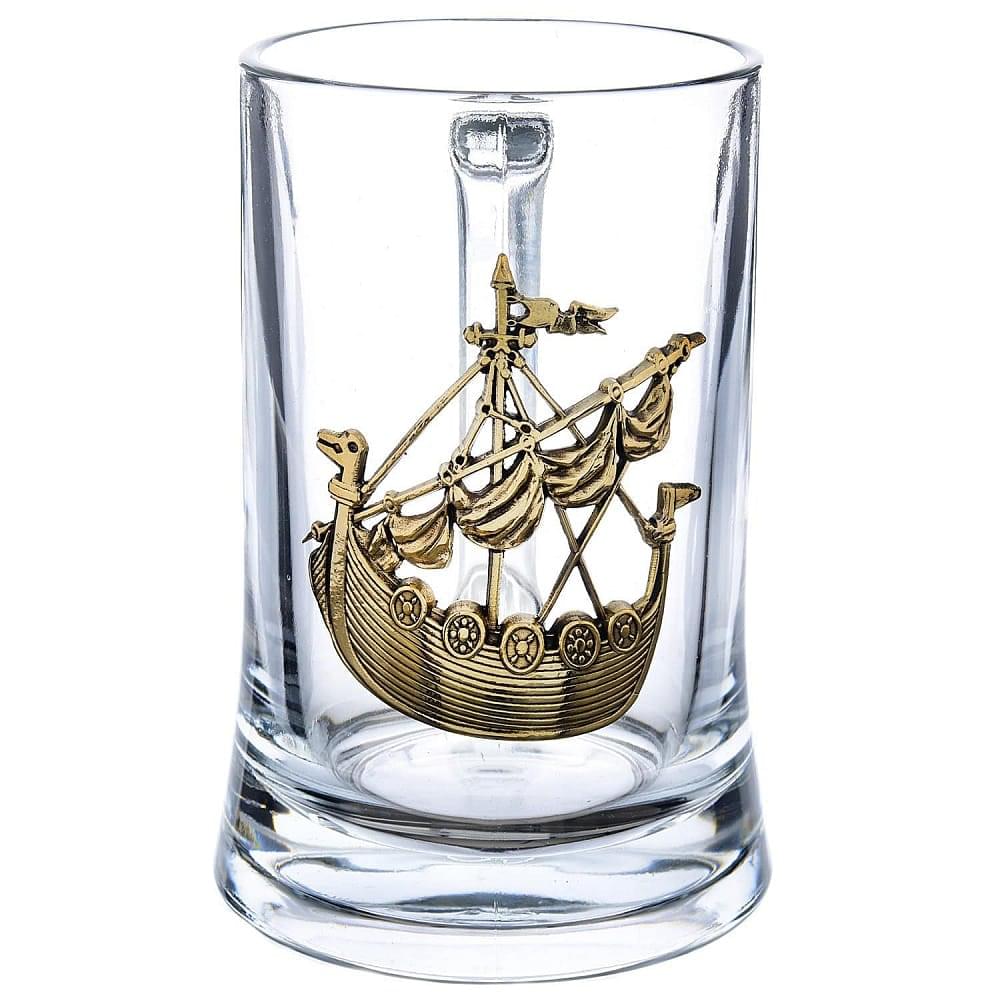 Кружка пивная «Ладья» 670 мл. - интернет магазин Русь Велика я 