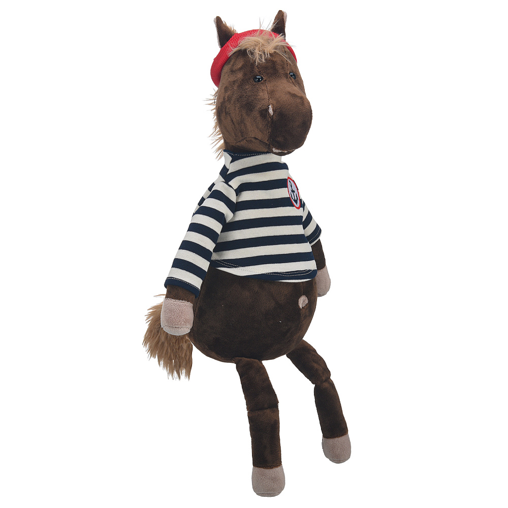 Лошадь Символ 2026 года. Мягкая игрушка «Конек Якорек» - интернет магазин Русь Велика я 