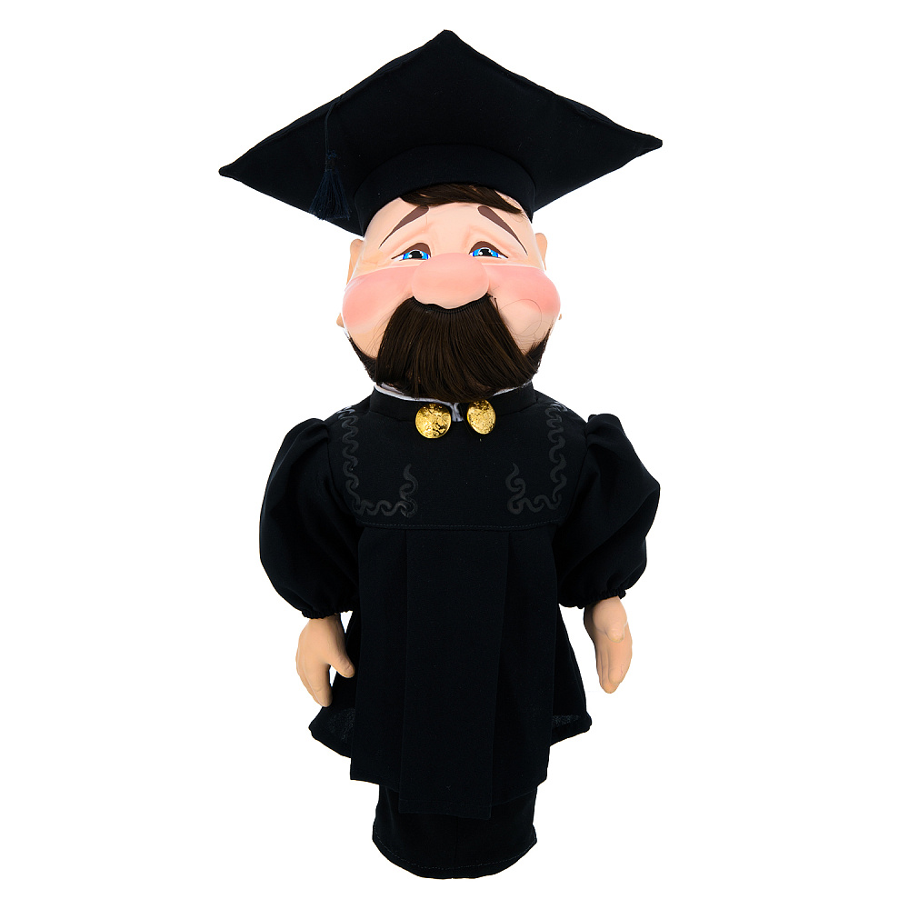 Кукла-бар «Профессор» для бутылки 0,5-0,7 мл - интернет магазин Русь Велика я 