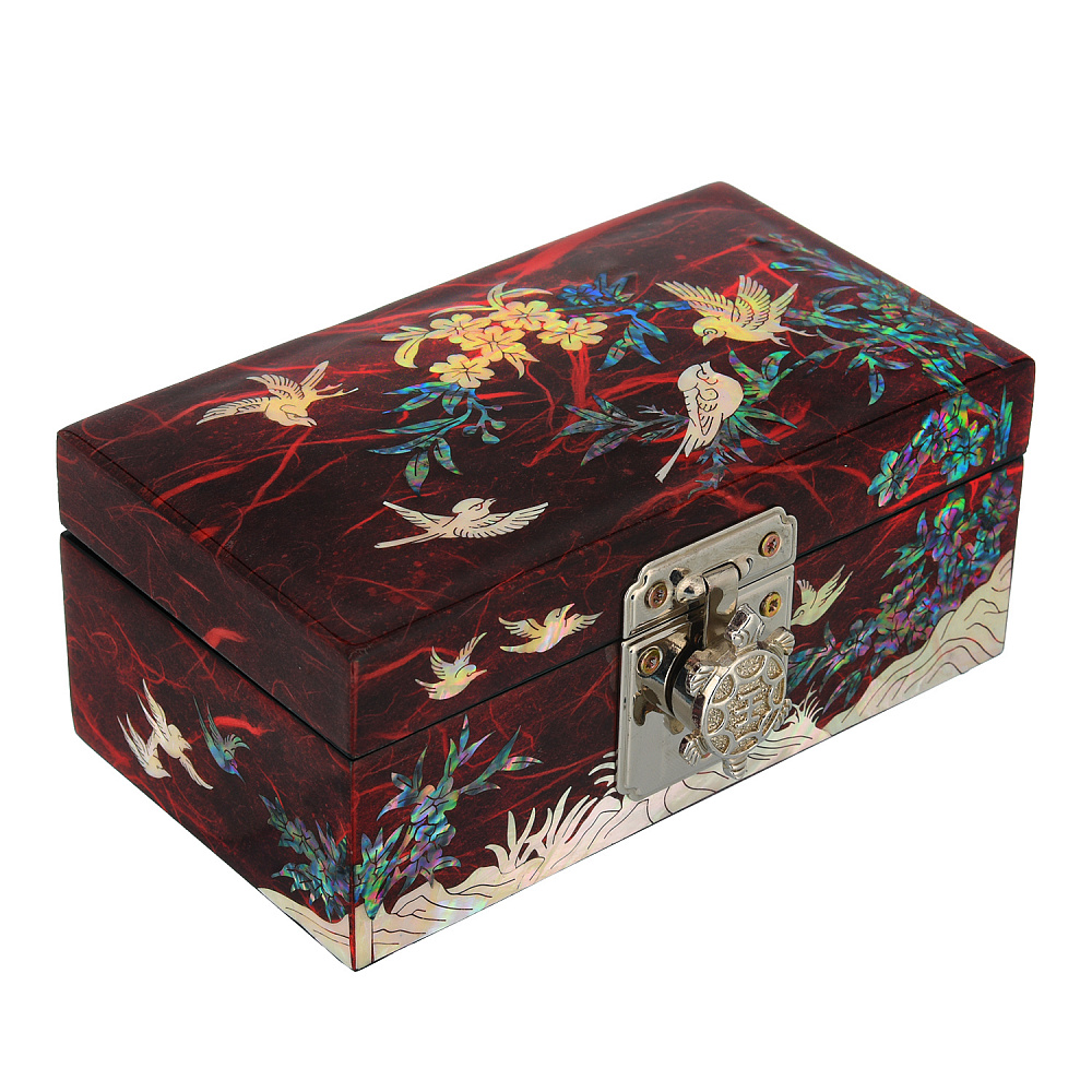 Шкатулка прямоугольная с перламутром - интернет магазин Русь Велика я фото 4