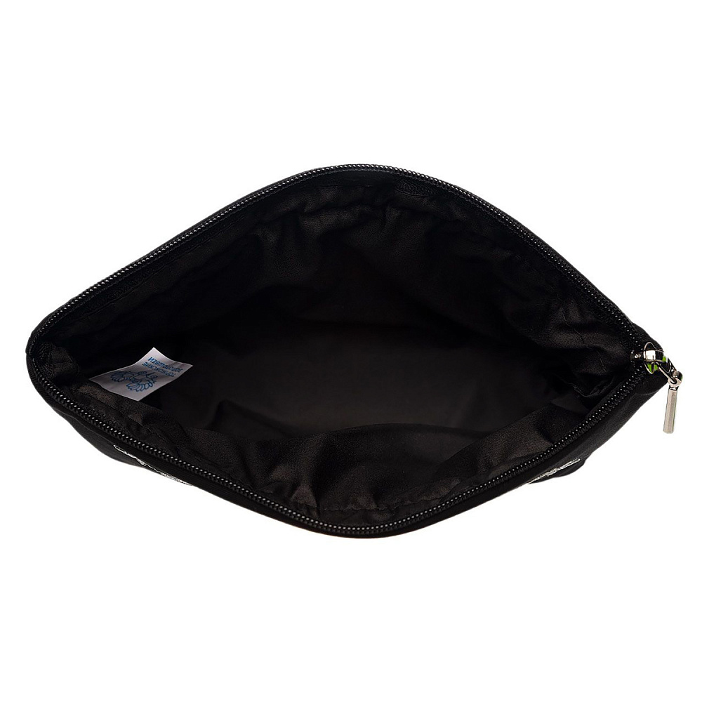 Косметичка «Букет весны». Черная с вышивкой - интернет магазин Русь Велика я фото 3