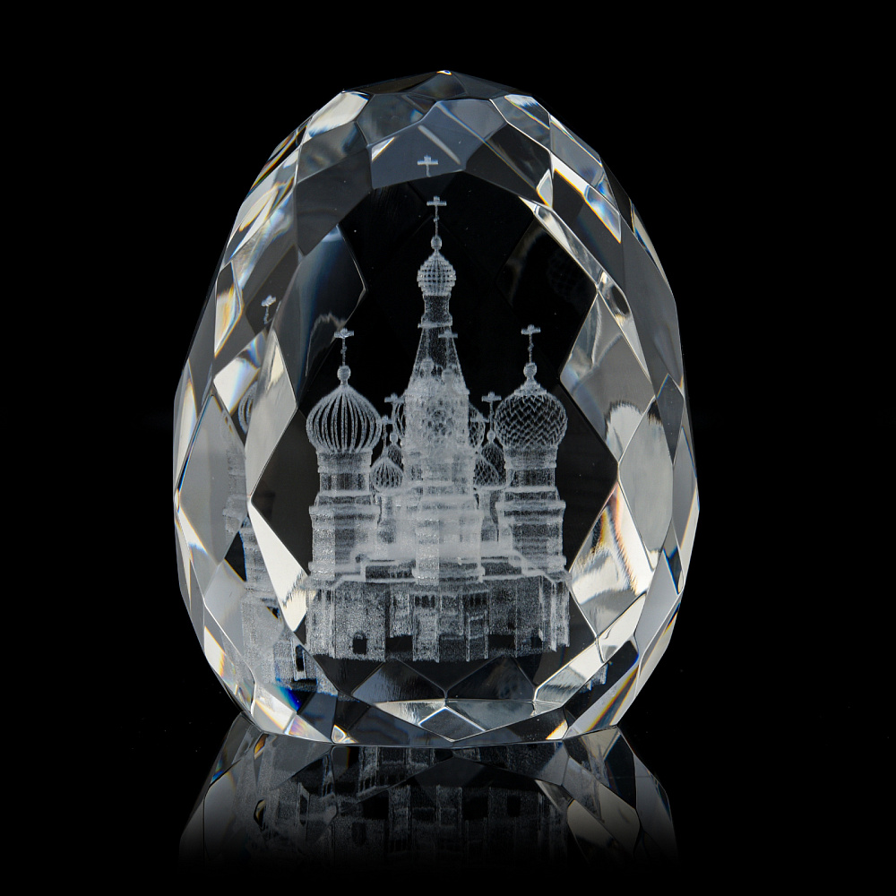 Лазерная графика. Статуэтка «Храм Василия Блаженного» - интернет магазин Русь Велика я 