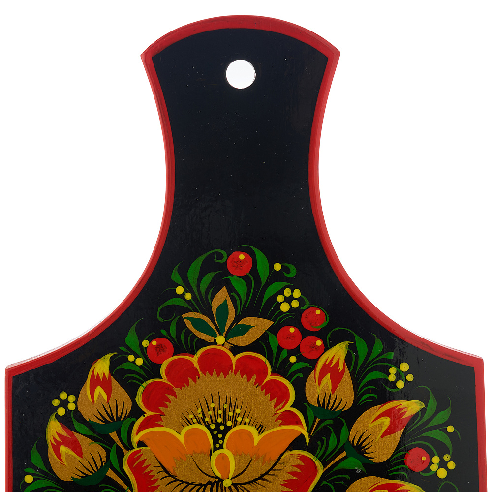 Доска разделочная «Цветы». Хохлома - интернет магазин Русь Велика я фото 2