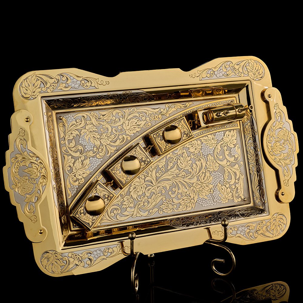 Питейный набор на 3 персоны «Паровоз». Златоуст - интернет магазин Русь Велика я фото 2