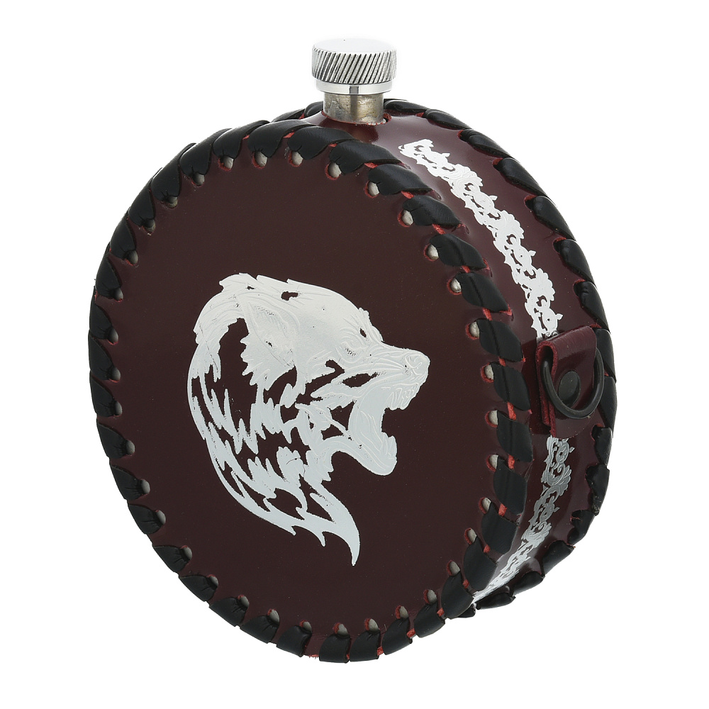 Фляга 0,5 л «Волк» - интернет магазин Русь Велика я фото 1