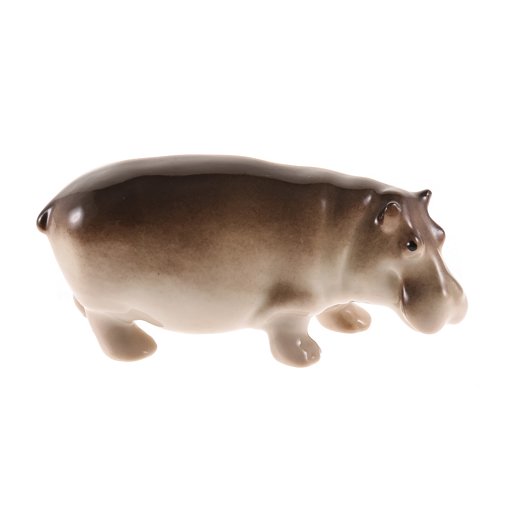 Фарфоровая статуэтка «Бегемотик Матильда». ИФЗ - интернет магазин Русь Велика я 