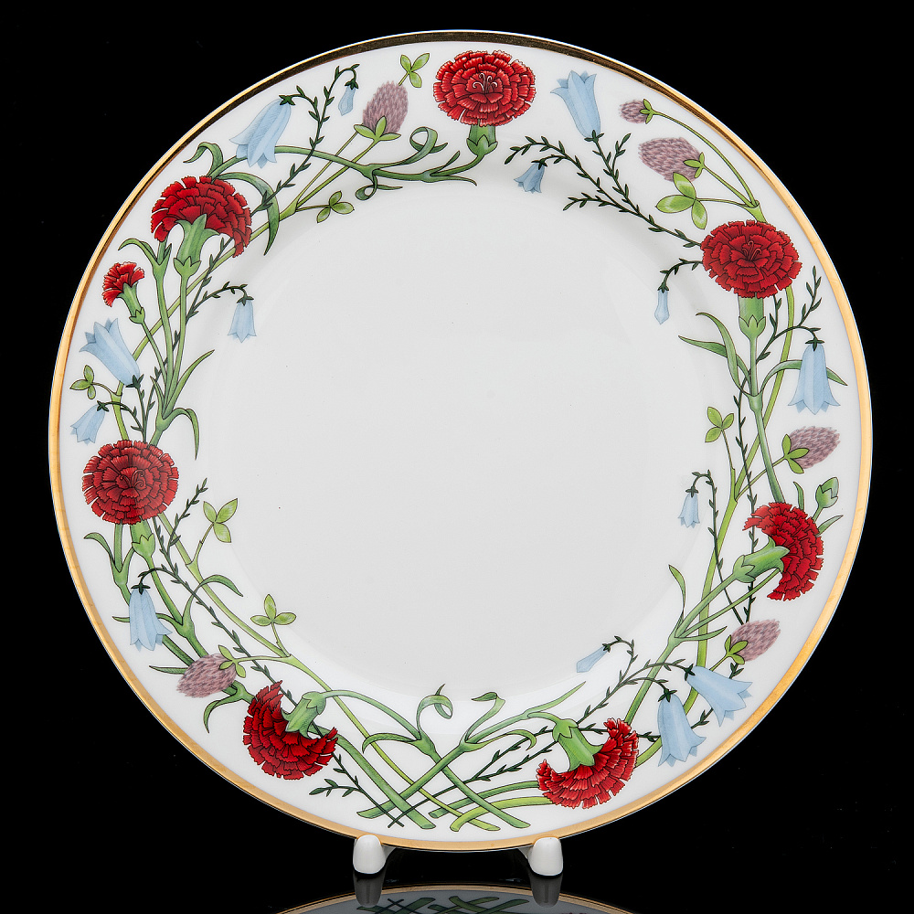 Тарелка плоская «Сад Алисы». Форма Стандартная-2. ИФЗ - интернет магазин Русь Велика я 