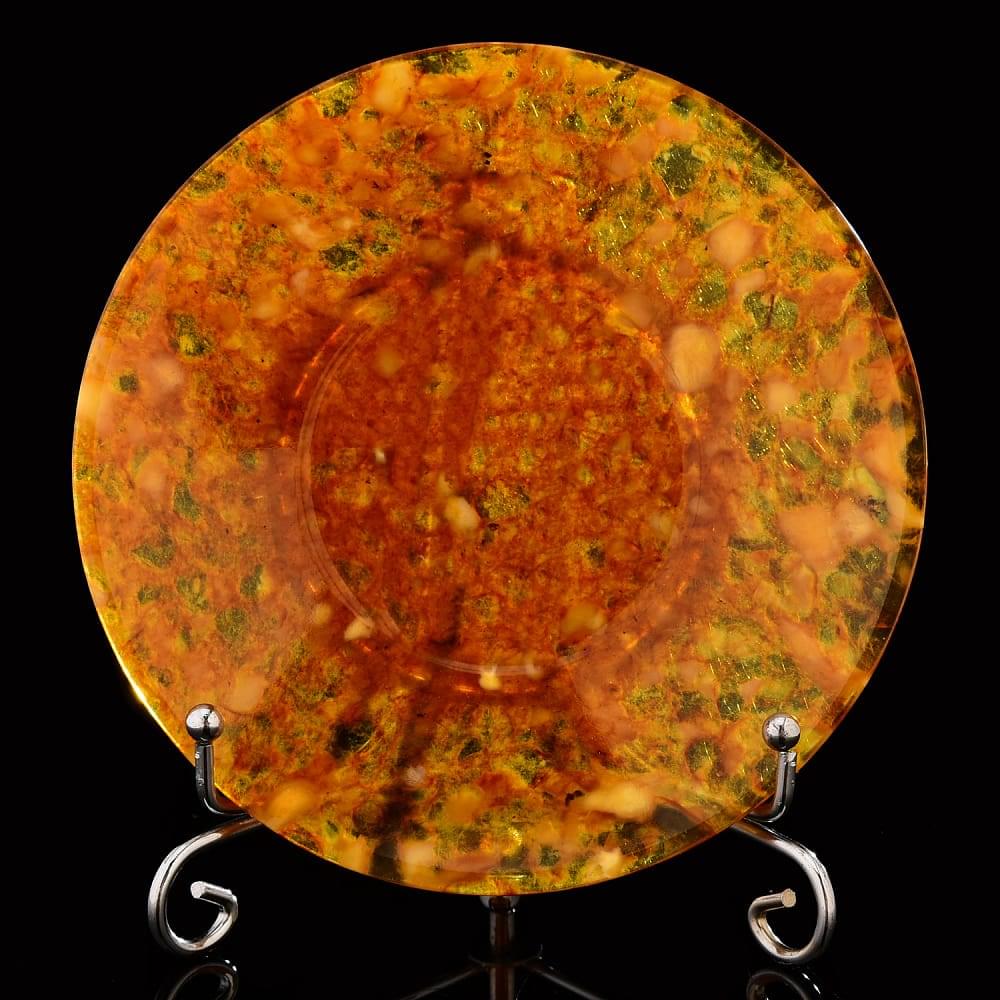 Деликатесный набор из янтаря «Шар». Серебро 875 * - интернет магазин Русь Велика я фото 10