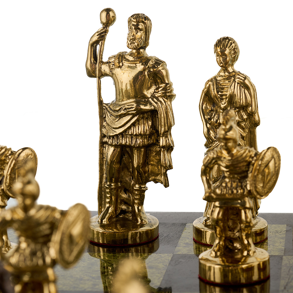 Шахматы из камня и бронзы «Римские» 40х40 см - интернет магазин Русь Велика я фото 11