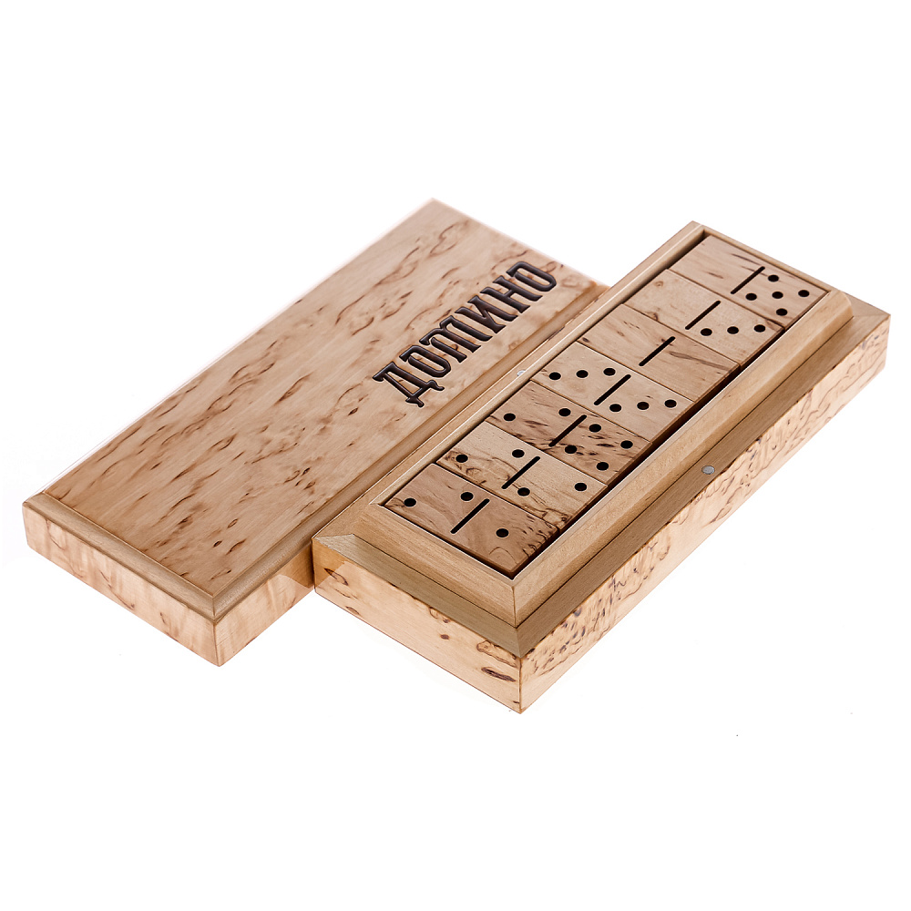 Домино из карельской березы - интернет магазин Русь Велика я фото 2