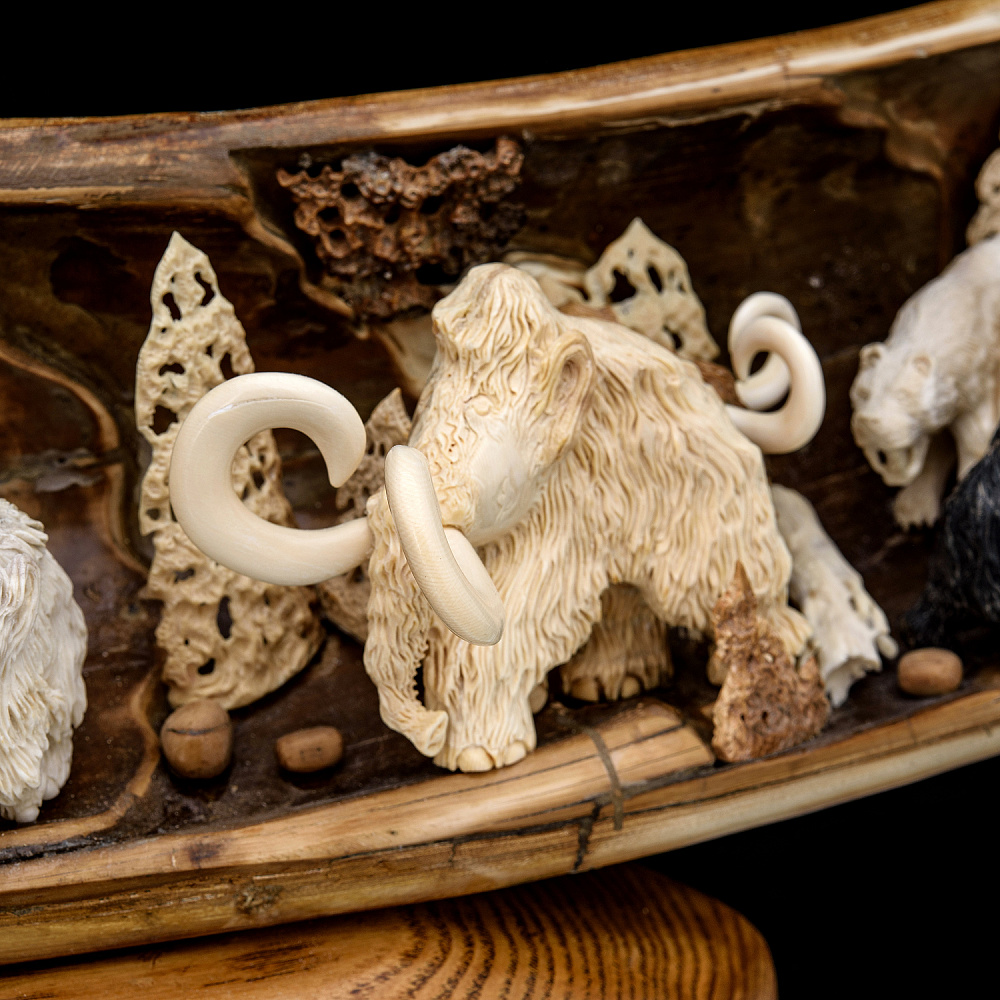 Скульптура из бивня мамонта «Ледниковый период» - интернет магазин Русь Велика я фото 2