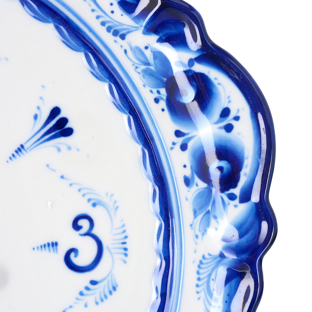 Часы настенные «Звезда». Гжель - интернет магазин Русь Велика я фото 3