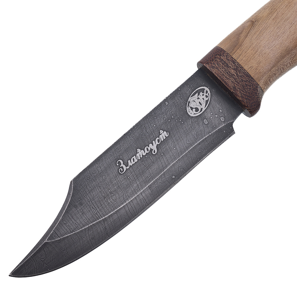 Нож сувенирный из дамасской стали «Медведь». Златоуст - интернет магазин Русь Велика я фото 4