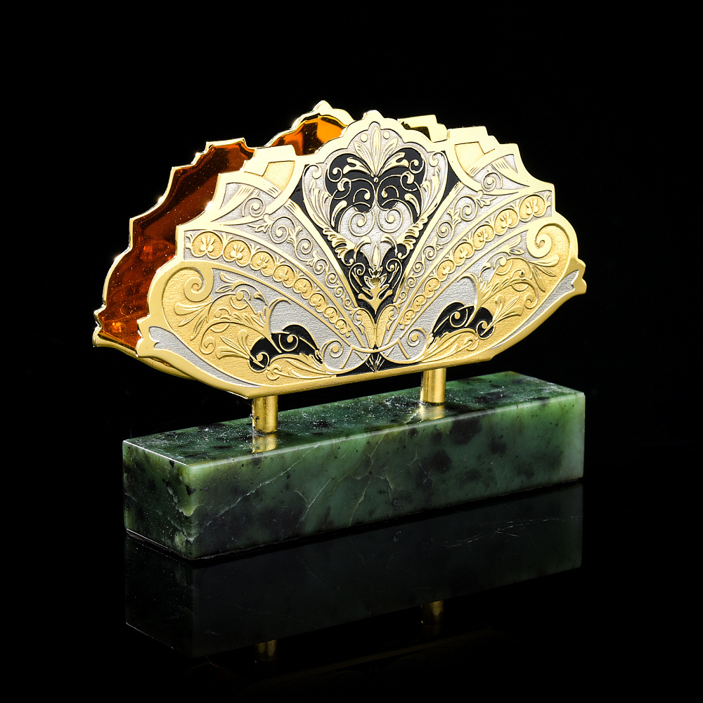 Визитница настольная. Златоуст - интернет магазин Русь Велика я 